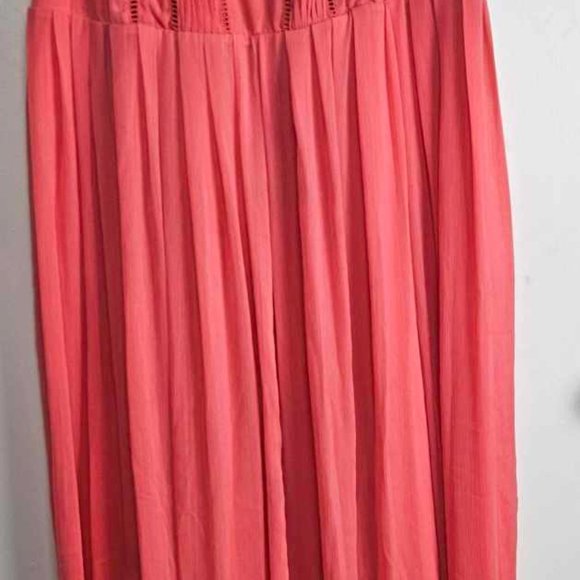 Torrid Bright Coral Chiffon Maxi Dress, Size 2 - Picture 11 of 12